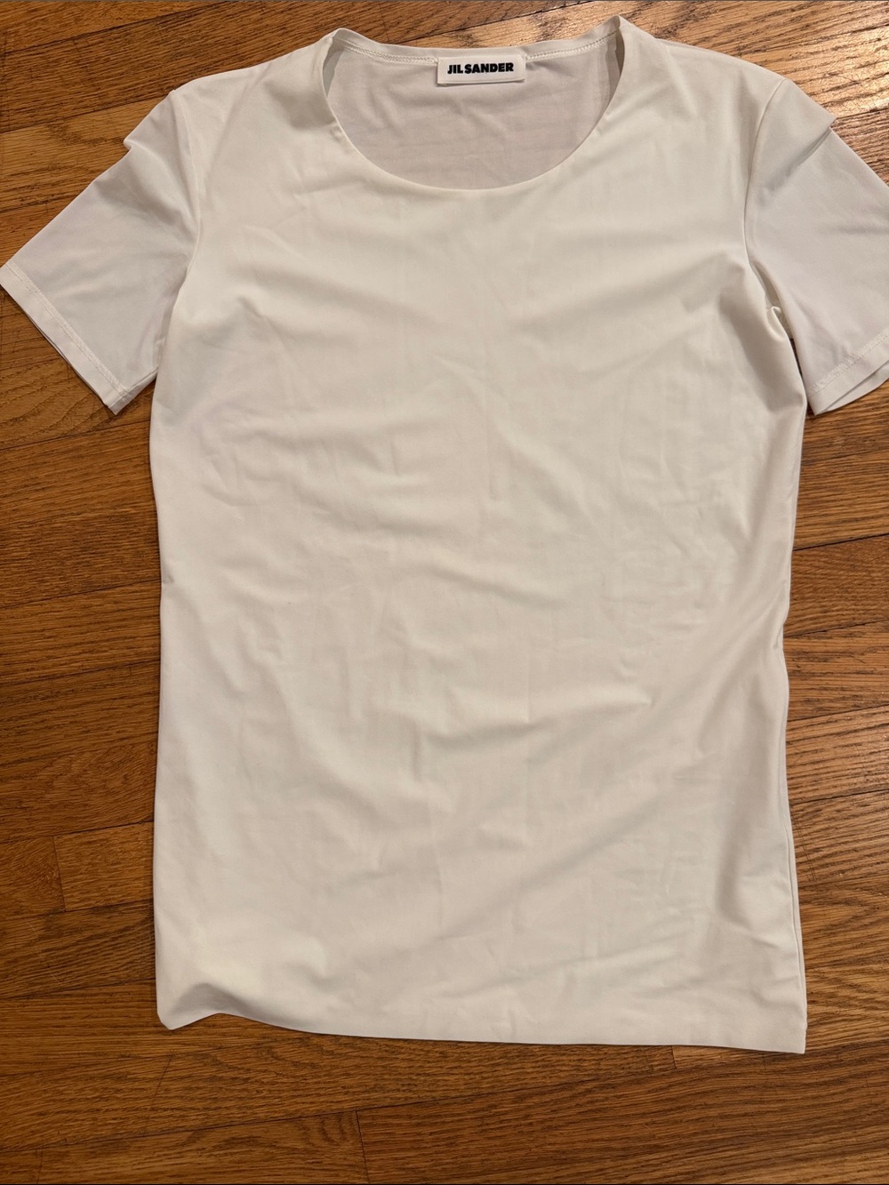 Jil Sander Off-White Short Sleeve Crew Tee